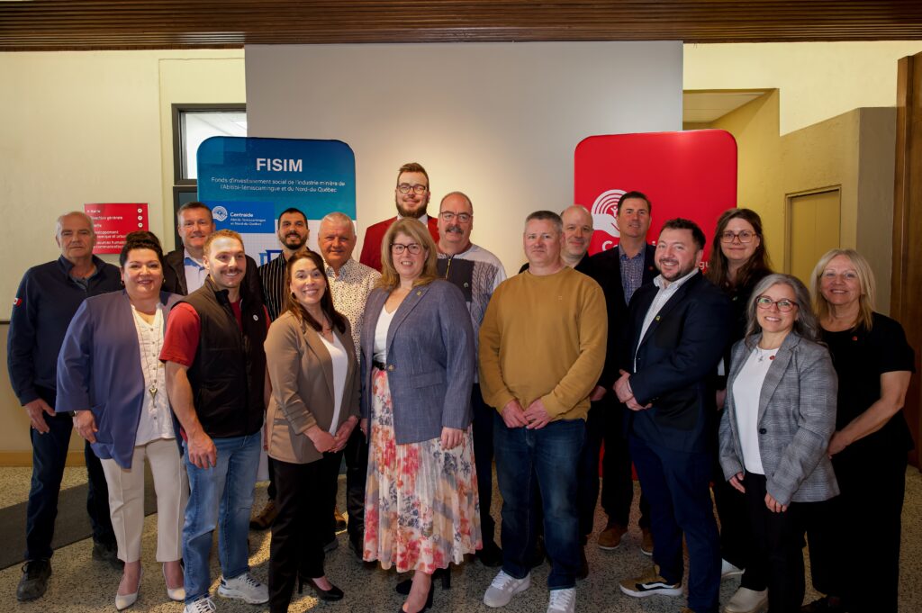 Photo du lancement du FISIM à Chibougamau