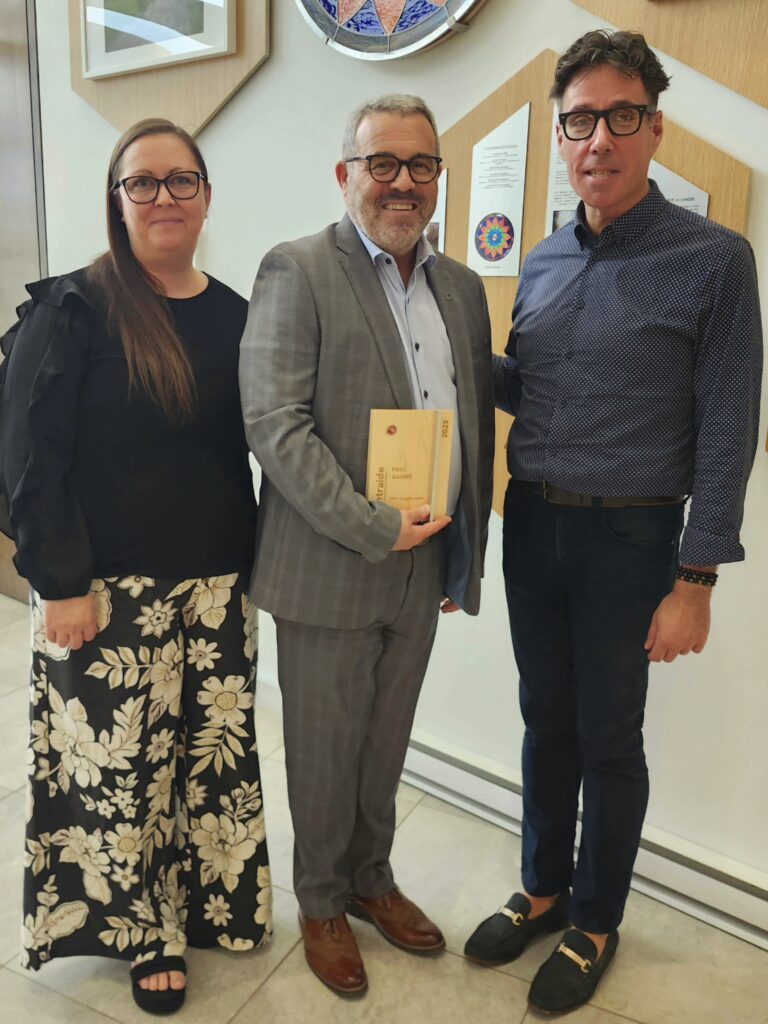 Paul Gagné, récipiendaire du prix Coup de Coeur 2025