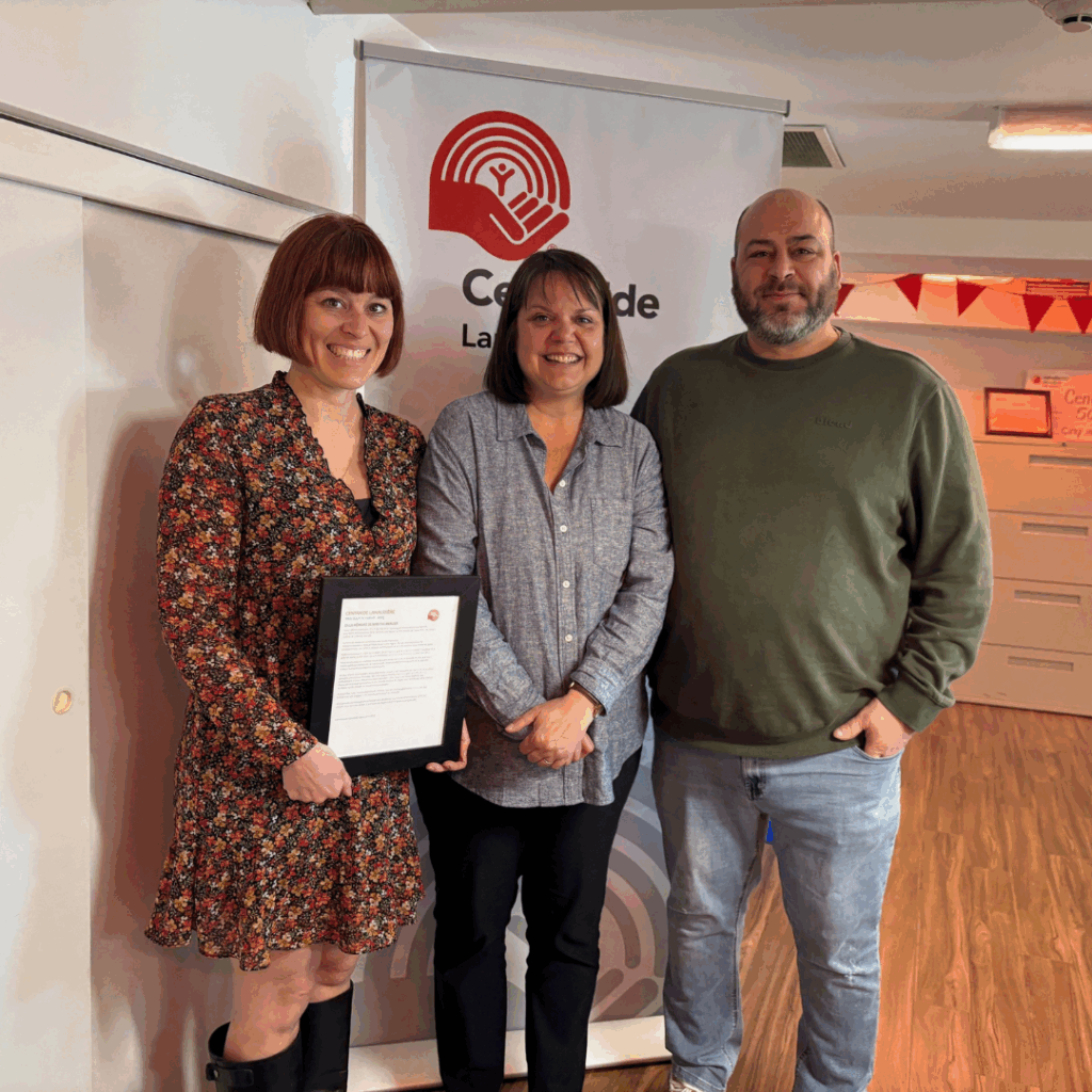 Prix COUP DE COEUR, attribué à titre posthume à feue Martine Mercier et reçu par ses enfants.