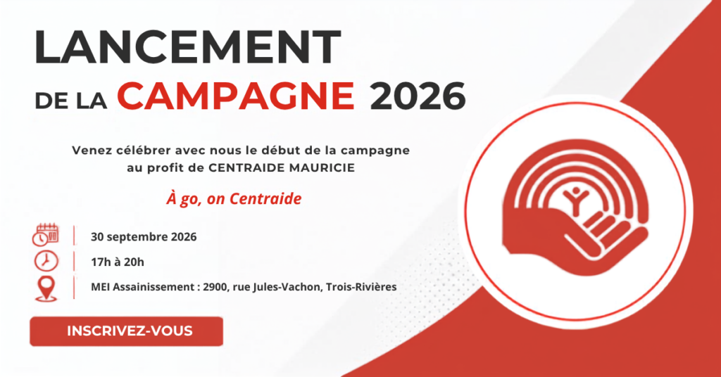 Invitation lancement de campagne Centraide Mauricie