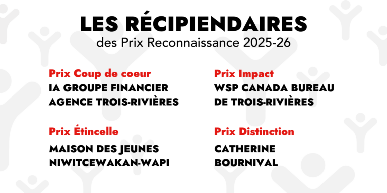 Récipiendaire des prix reconnaissance 2026