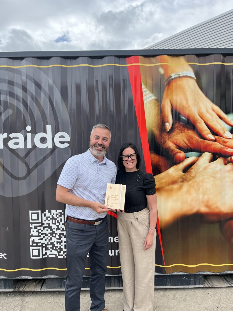 Pierjean Savard, récipiendaire du prix Coup de Coeur